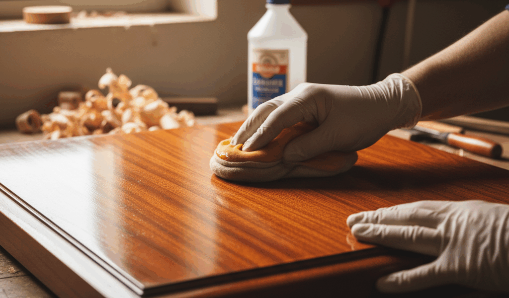 Traditional French polishing technique