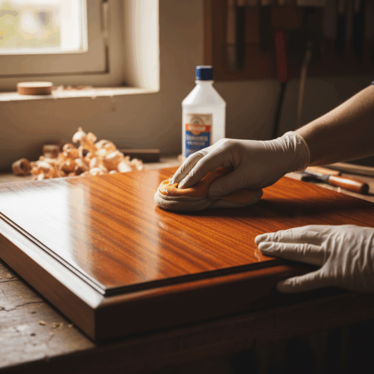Traditional French polishing technique