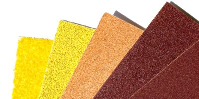 Different grits of sandpaper for woodworking