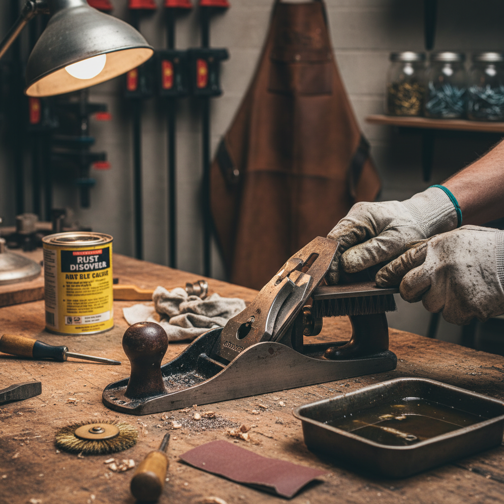 vintage Stanley hand plane woodworking restoration