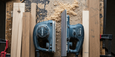 random orbital sander and sheet sander side by side on woodw 20260331 082151