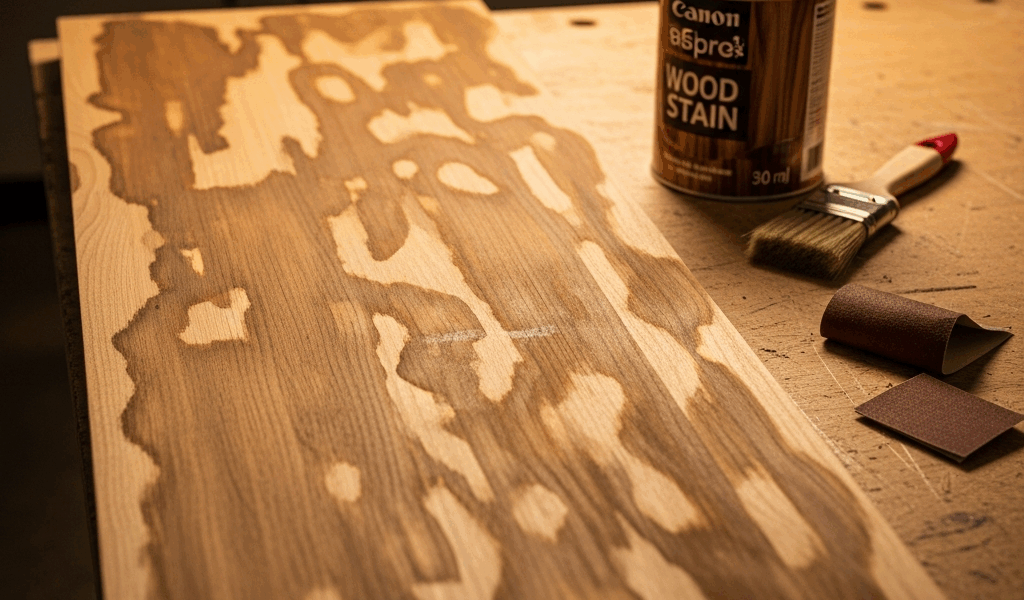 How to Fix Uneven Wood Stain After It Dries