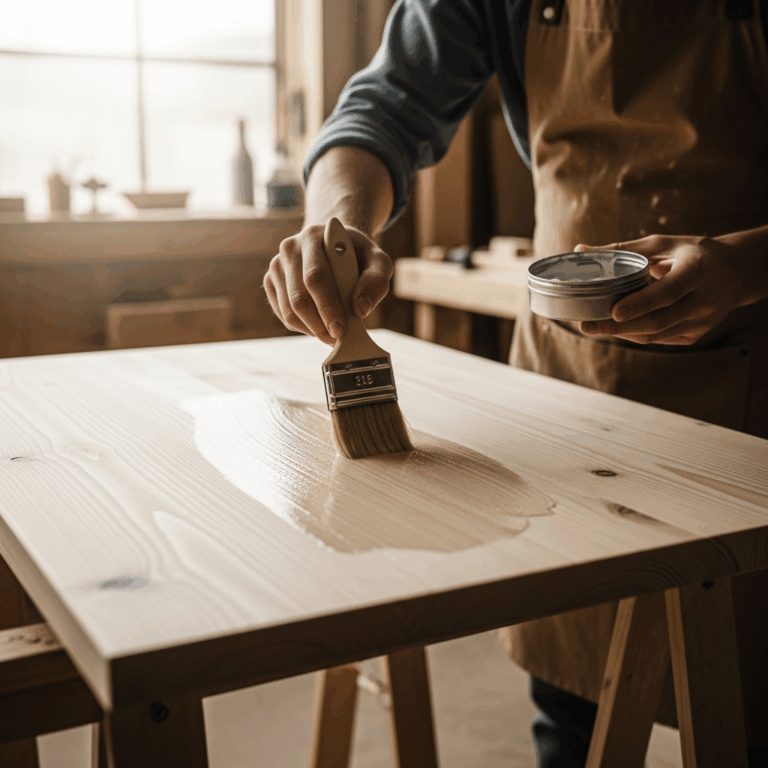 Professional photograph related to: How to Finish Pine Furniture Without Blotching. High quality, ed