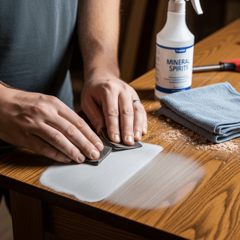 Professional photograph related to: How to Fix a Cloudy Polyurethane Finish on Wood. High quality, e