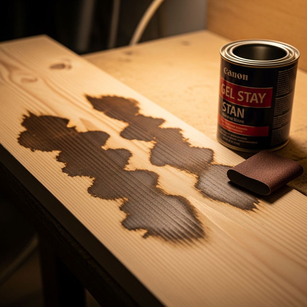 How to Fix Blotchy Wood Stain on Pine