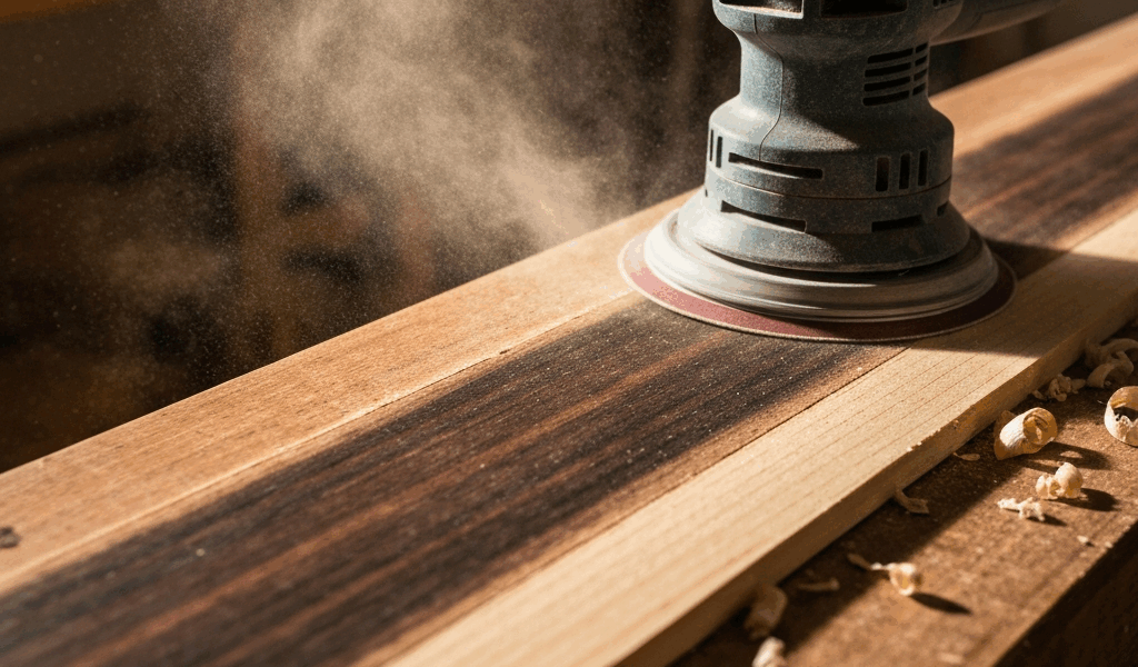 How to Sand Wood Stain Off Without Damaging Bare Wood