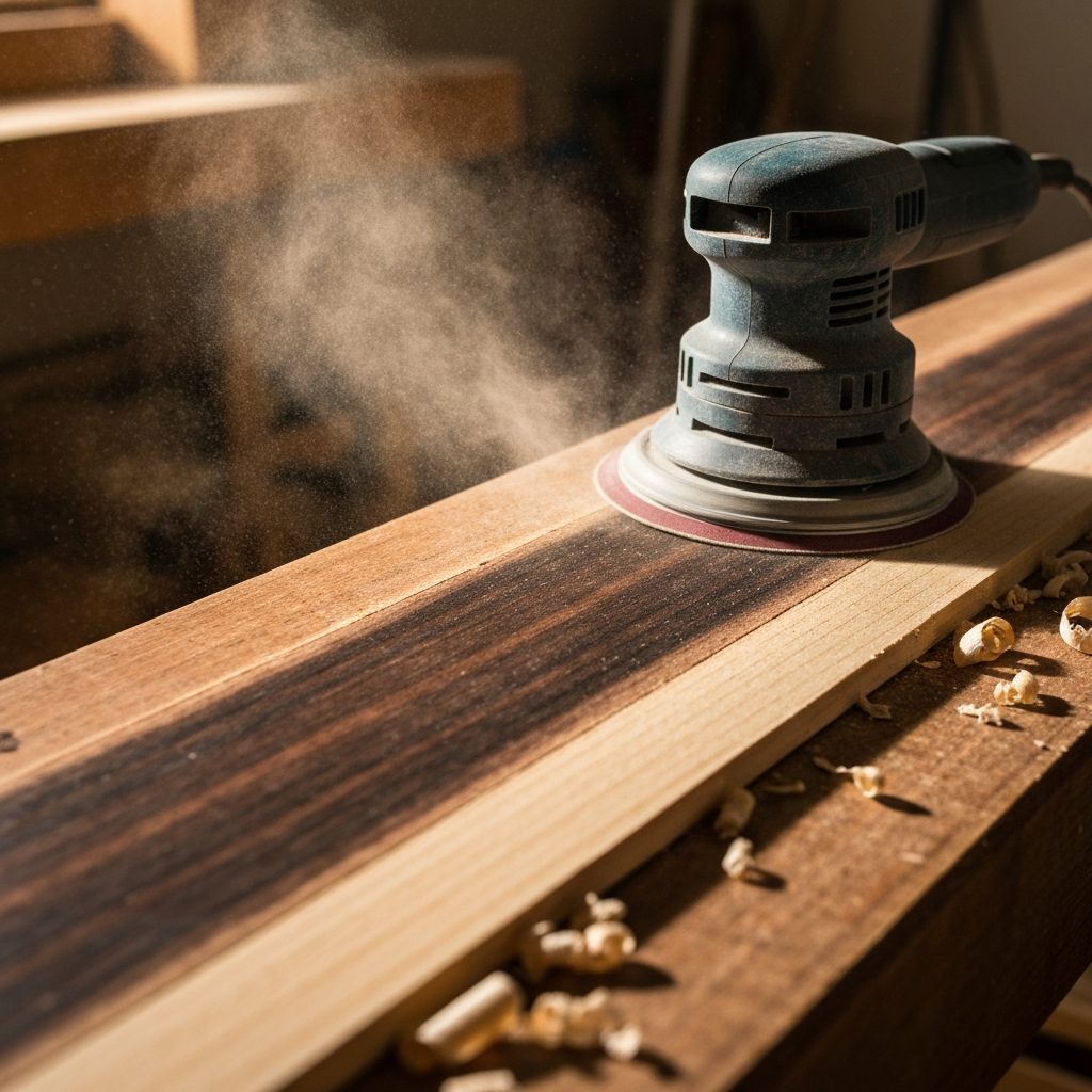 How to Sand Wood Stain Off Without Damaging Bare Wood